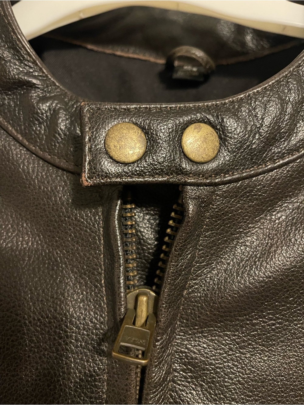 Men's Brown Leather Performance Riding Jacket - Picture 5 of 16